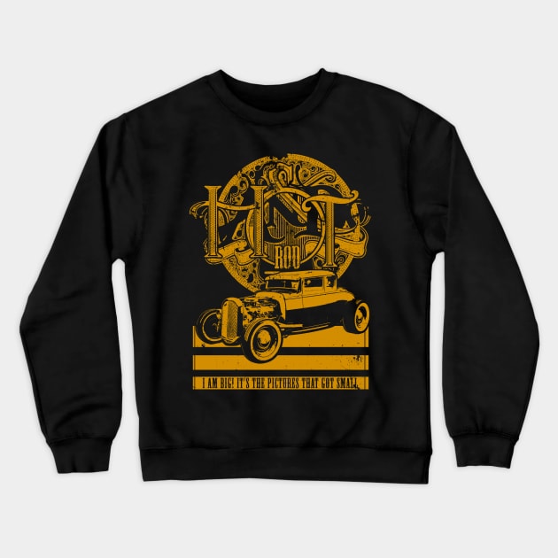 AND HOT ROD (OCHER) Crewneck Sweatshirt by GhiniPig